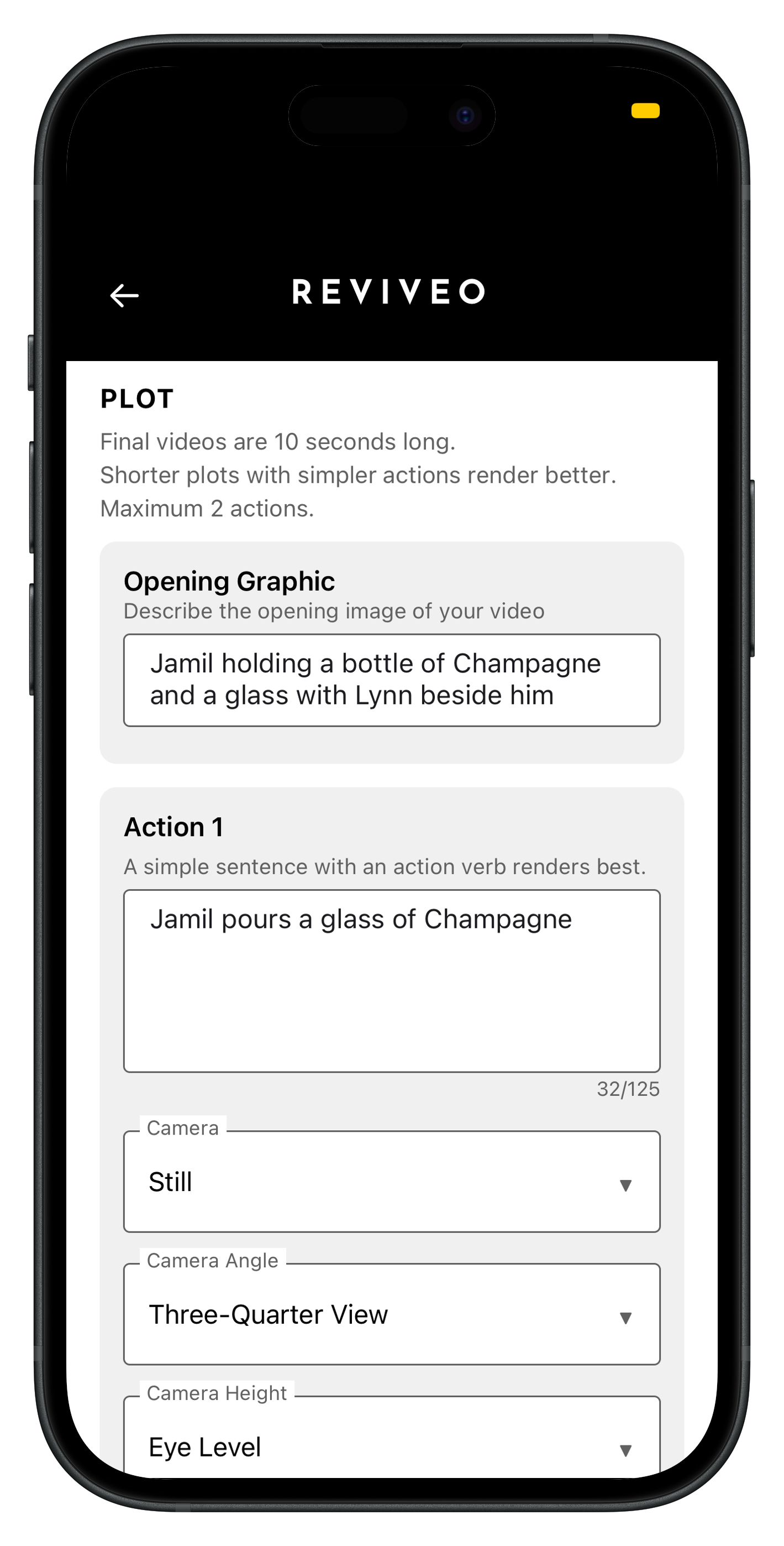 Step 1 — Write the plot
